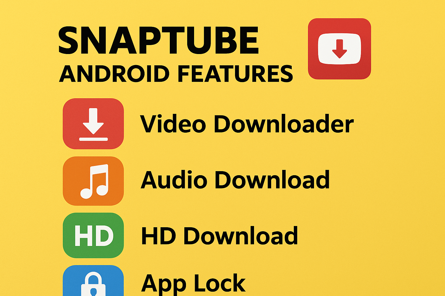 SnapTube Android Features